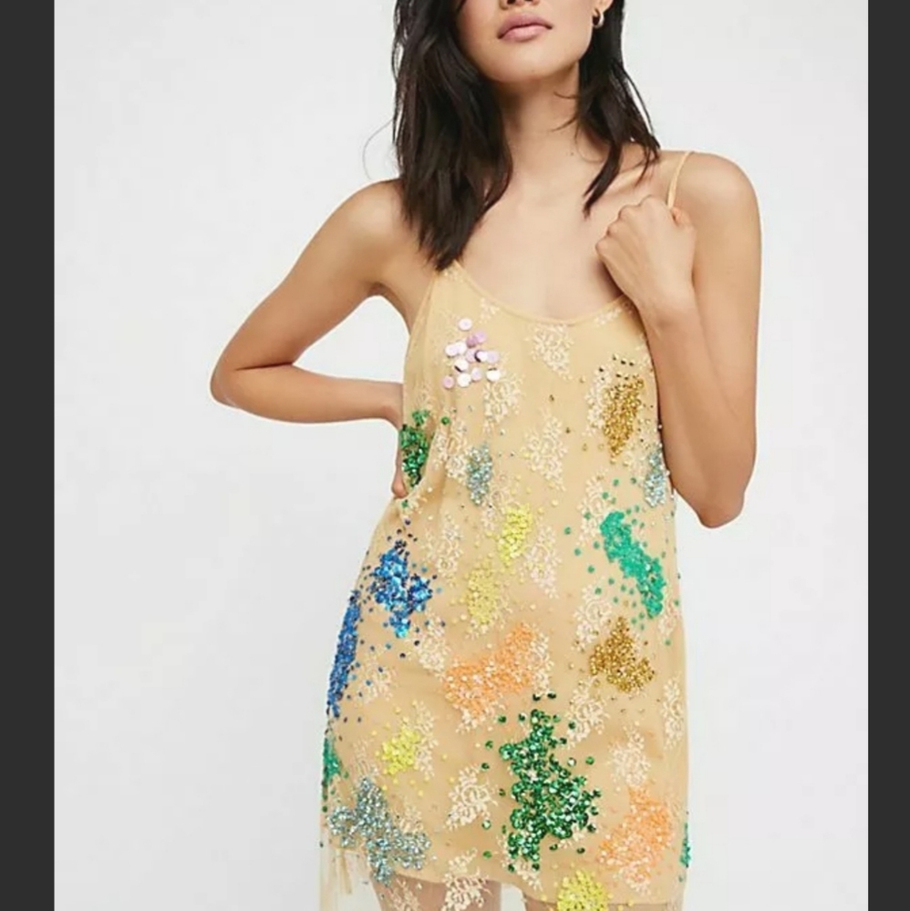 Free People Happy Birthday confetti dress